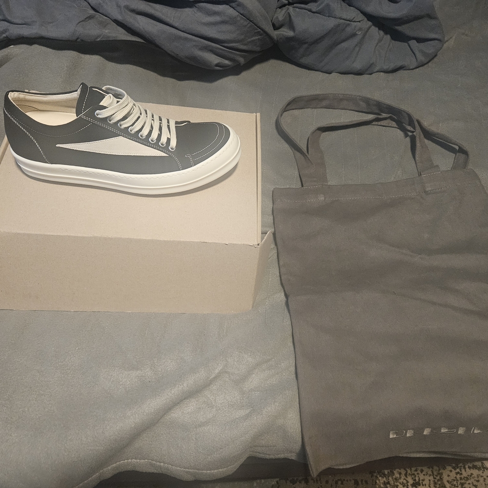 Black and White Rick Owens with Tote Bag